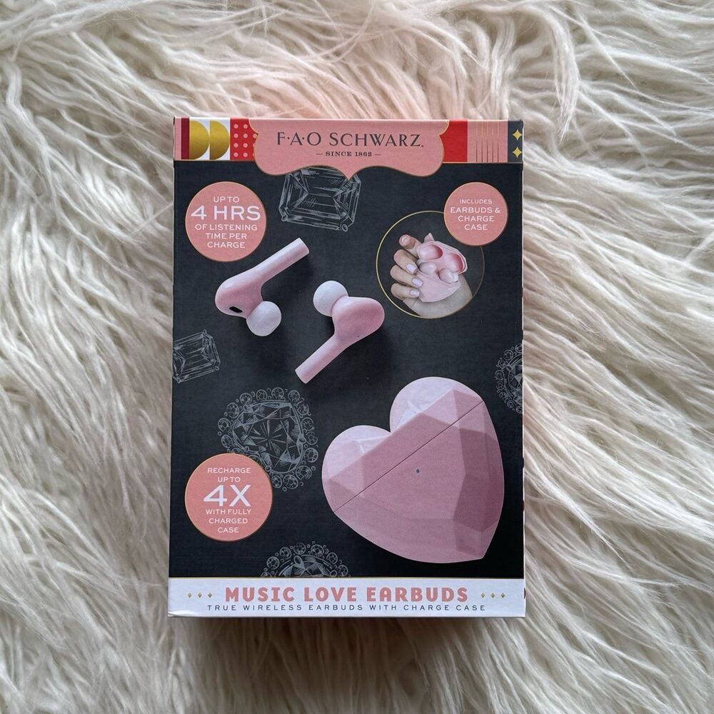 FAO Schwarz Music Love True Bluetooth Wireless Earbuds